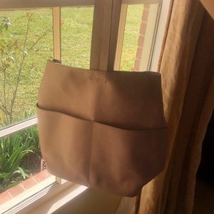 Able Selam Convertible Backpack Tote Cream/Nude Color